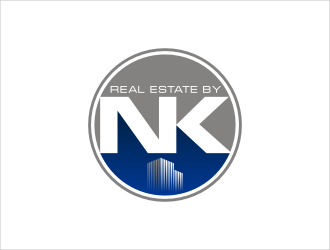 Real Estate by NK logo design by catalin