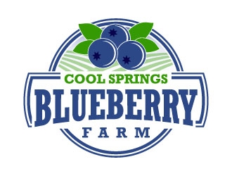 Cool Springs Blueberry Farm logo design by daywalker