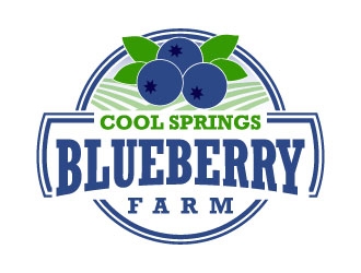 Cool Springs Blueberry Farm logo design by daywalker