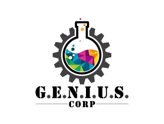G.E.N.I.U.S. Corp logo design by J0s3Ph