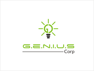 G.E.N.I.U.S. Corp logo design by bunda_shaquilla