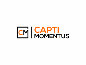 Capti Momentus logo design by ubai popi