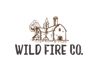 Wild Fire Co. logo design by BaneVujkov