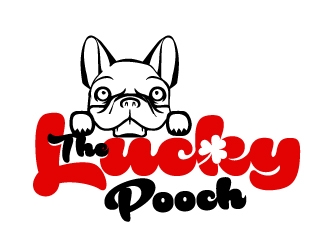The lucky pooch logo design by ElonStark