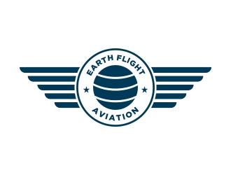 EarthFlight Aviation logo design by cikiyunn