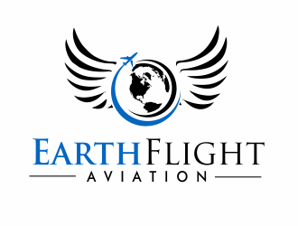 EarthFlight Aviation logo design by cgage20