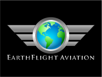 EarthFlight Aviation logo design by amazing