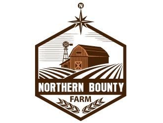 Northern Bounty Farm logo design by PMG