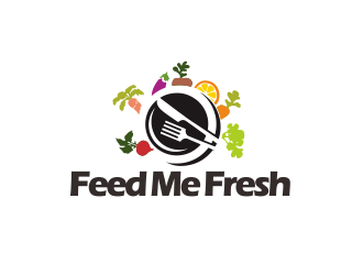Feed Me Fresh logo design by YONK