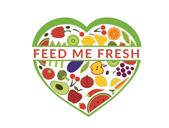 Feed Me Fresh logo design by Roma
