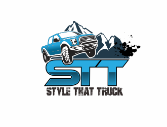 Style That Truck logo design by bosbejo
