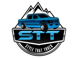 Style That Truck logo design by daywalker