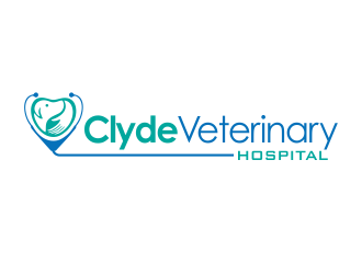 Clyde Veterinary Hospital logo design by YONK
