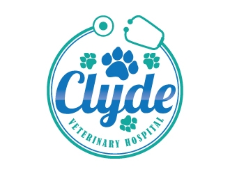 Clyde Veterinary Hospital logo design by Suvendu