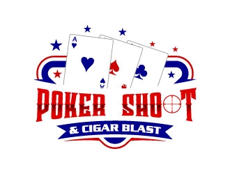 POKER SHOOT & CIGAR BLAST logo design by uttam