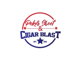 POKER SHOOT & CIGAR BLAST logo design by Erasedink
