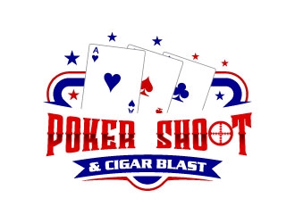 POKER SHOOT & CIGAR BLAST logo design by uttam