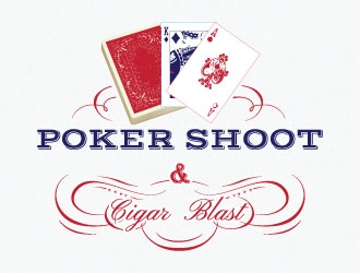 POKER SHOOT & CIGAR BLAST logo design by AYATA