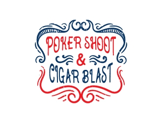 POKER SHOOT & CIGAR BLAST logo design by BaneVujkov