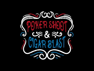 POKER SHOOT & CIGAR BLAST logo design by BaneVujkov