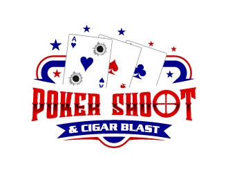POKER SHOOT & CIGAR BLAST logo design by uttam