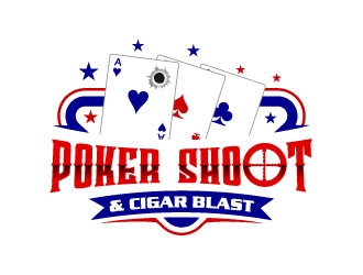 POKER SHOOT & CIGAR BLAST logo design by uttam
