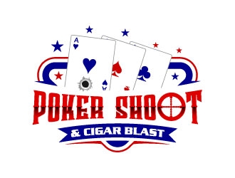 POKER SHOOT & CIGAR BLAST logo design by uttam