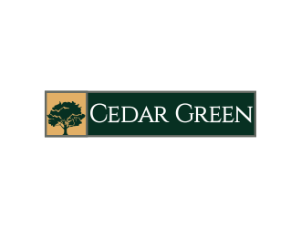 Cedar Green logo design by Greenlight