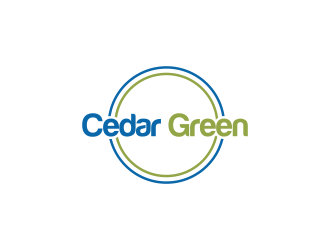 Cedar Green logo design by oke2angconcept