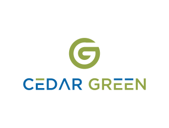 Cedar Green logo design by oke2angconcept