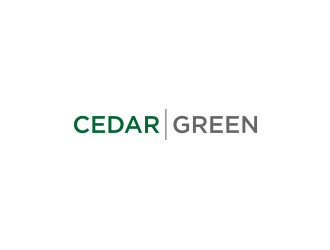 Cedar Green logo design by dewipadi