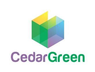 Cedar Green logo design by AisRafa