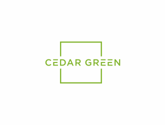 Cedar Green logo design by ammad