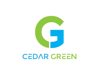 Cedar Green logo design by tukangngaret