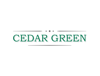 Cedar Green logo design by ingepro