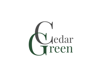 Cedar Green logo design by ingepro