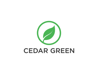 Cedar Green logo design by sitizen