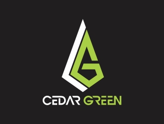 Cedar Green logo design by rokenrol