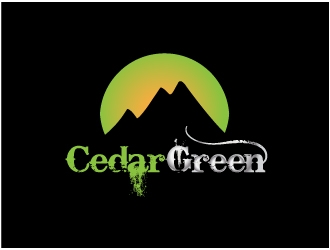 Cedar Green logo design by STTHERESE