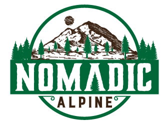 Nomadic Alpine logo design by scriotx