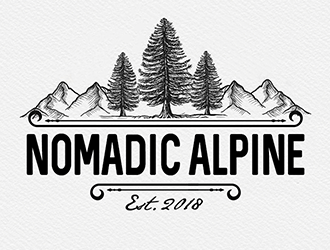 Nomadic Alpine logo design by Optimus