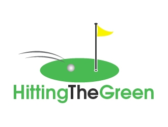 Hitting The Green logo design by shravya