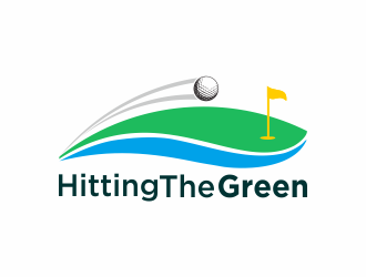 Hitting The Green logo design by hidro