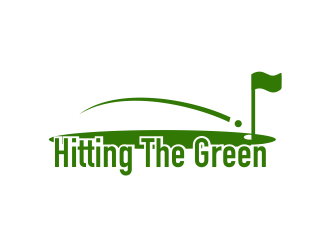 Hitting The Green logo design by Girly