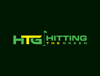 Hitting The Green logo design by alby