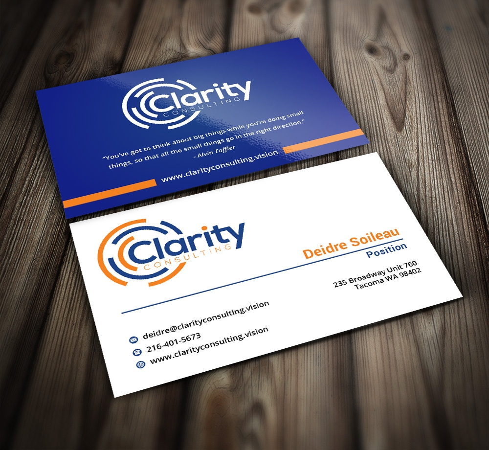 Clarity Consulting LLC logo design by mattlyn