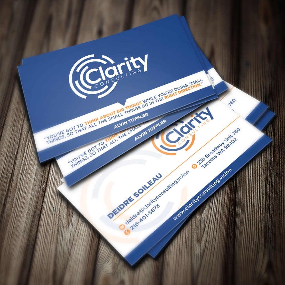 Clarity Consulting LLC logo design by scriotx