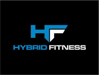 Hybrid Fitness logo design by evdesign