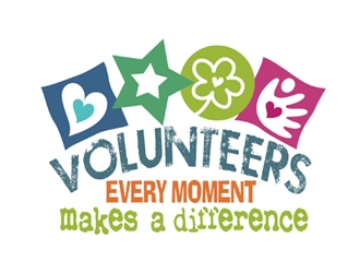 Volunteers: Every Moment Makes A Difference logo design by ingepro