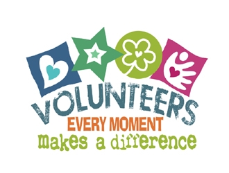 Volunteers: Every Moment Makes A Difference logo design by ingepro